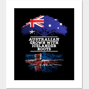 Australian Grown With Icelander Roots - Gift for Icelander With Roots From Iceland Posters and Art